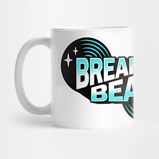 Breakbeat  - Retro Vinyl (Blue) Mug